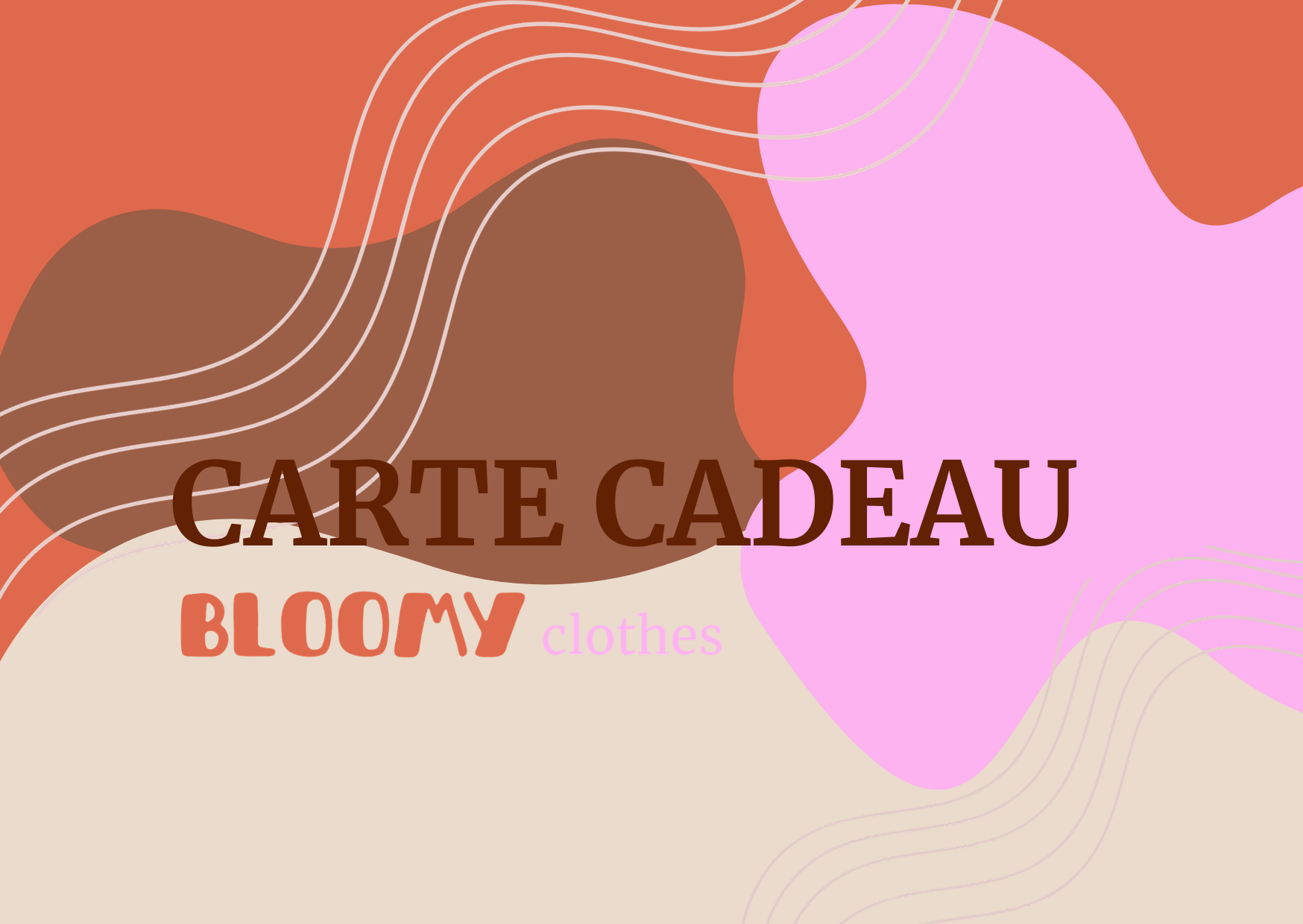 Carte Cadeau Bloomy Clothes