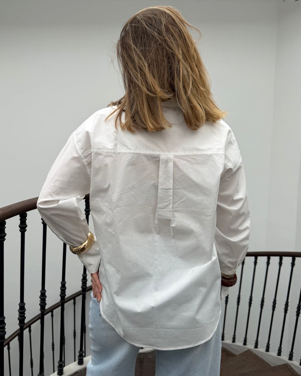 Chemise blanche large