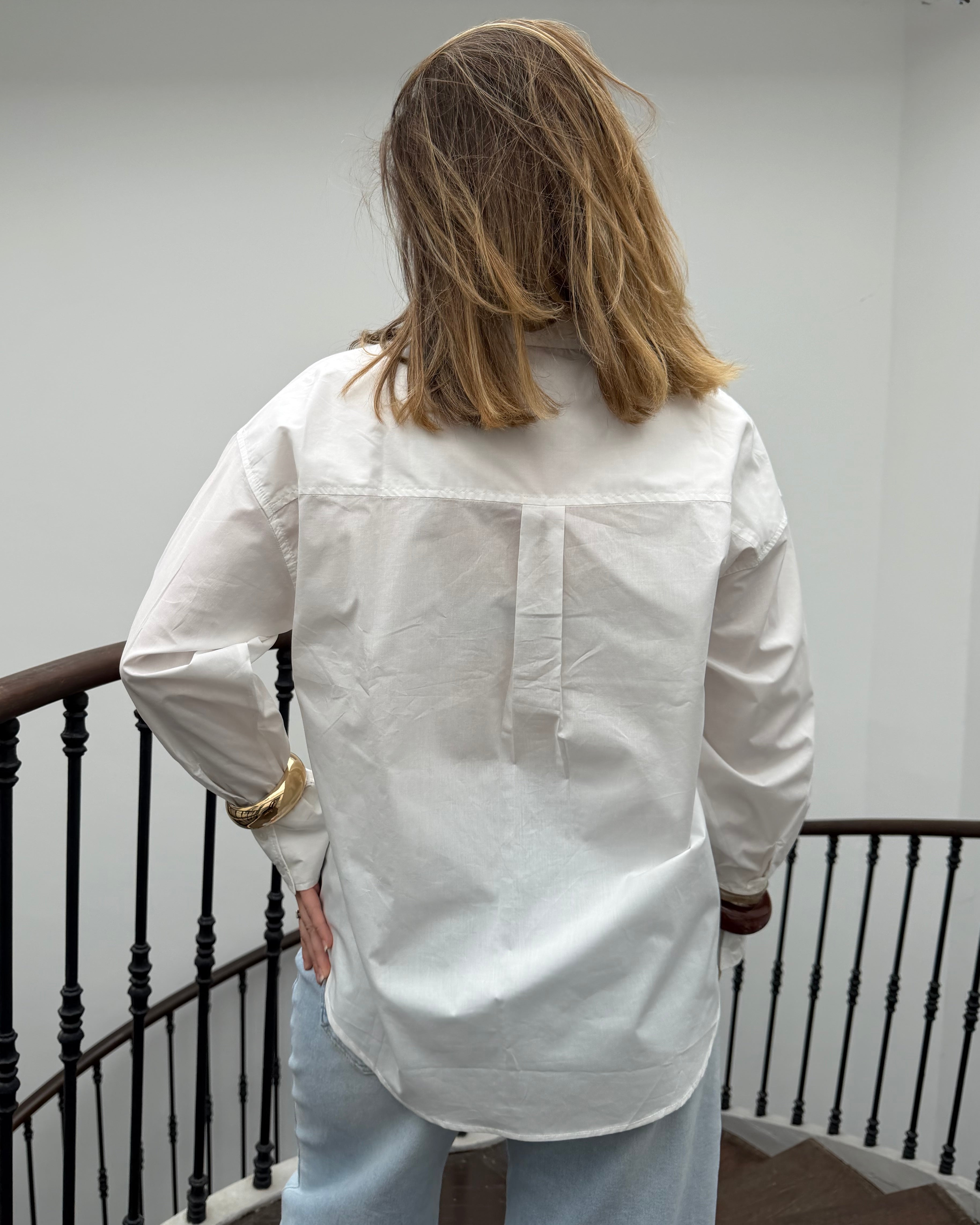 Chemise blanche large